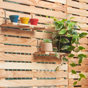 Piano Larix Planter Shelf on Hooks