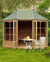 Summerhouse Harrogate Pavilion large 4 window h310 270x370 with red shingles